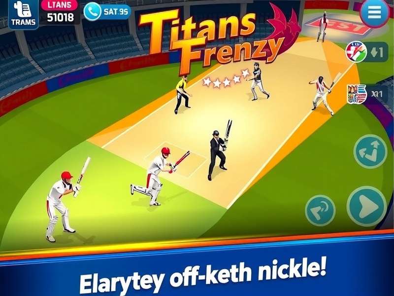 Titans Cricket Frenzy Gameplay Screenshot